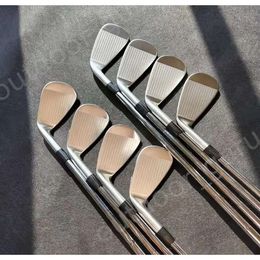 Club T200 Golf Iron 2024 Set 456789p/48 stalen staaf Body Men's Iron 8 stuks met dop S Flex stalen/grafietas met hoofddeksel/Graphiet Haft