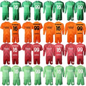 Club Team 22/23 Heren Doelman GK Reina Voetbalshirt Set Lange mouw Sebastiano Rossi Mike Maignan Marco Sportiello Gianluigi Donnarumma Voetbalshirt ACMiLan