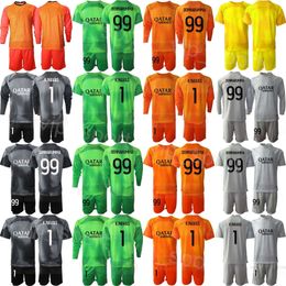 Club Team 22/23 Heren Voetbal Doelman Alphonse Areola Jersey Set GK Lange Mouw Gianluigi Donnarumma Keylor Navas Sergio Rico Nicolas Douchez Voetbalshirt BaLi