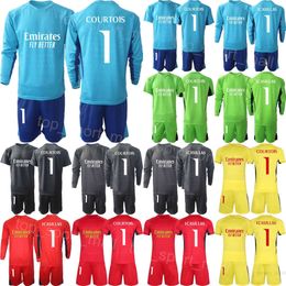 Club Team 23 24 Doelman Voetbal Kepa Arrizabalaga Jerseys Set Heren Kinderen Lange mouw Andriy Lunin Thibaut Courtois Iker Casillas Navas Voetbalshirt HuangMa