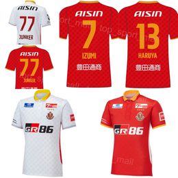 Equipo del club 23-24 Hombres Fútbol Nagoya Grampus Jersey J1 League 13 FUJII 77 JUNKER 18 MAGAI 7 IZUMI 14 MORISHIMA 2 NOGAMI 17 MORISHITA INAGAKI Kits de camiseta de fútbol Uniforme