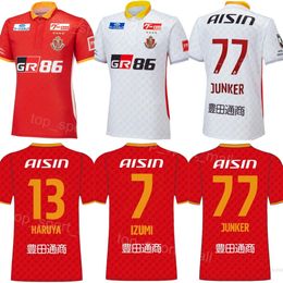 Clubteam J1 League Nagoya Grampus Soccer 77 Kasper Junker Jerseys 23 24 Mans 17 Ryoya Morishita 18 Kensuke Nagai 15 Sho Inagaki 7 Ryuji Izumi voetbalshirt Kits