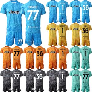 Club Team Heren Voetbal Doelman 1 Wojciech Szczesny Jersey Set 2022-23 GK Lange Mouw Carlo Pinsoglio 36 Mattia Perin 77 Gianluigi Buffon Voetbalshirt Kits YouWen