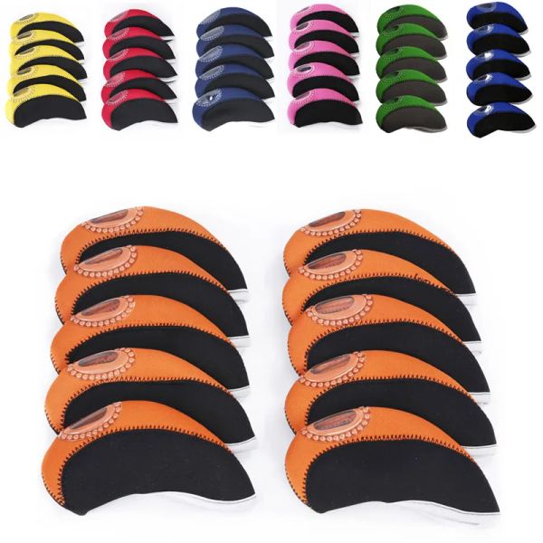 Clubs 10pcs 13,3 cm * 5,5 cm de golf club de fenêtre couverture de putter à double couleur