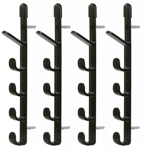 Clubs 4PCS / Pot Horizontal Designs 10 Club Golf Club Wall Mount Bracket Display Shelf Cases Rack