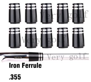 Clubs 5pcs / 10pcs / 20pcs / lot Plastique Golf fer noir Black .355 .370 Tip de pointe pour le fer CB MB AP1 Iron