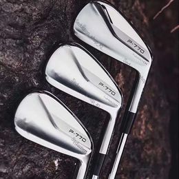 Clubs Golf Aylormade P770 IRONS ZWART ZILVEREN 7 PCS N950 Steel S/R/SR Carbon S/R Golf Irons Rechtshandig unisex individuele praktijk golfclubs 11e 11e