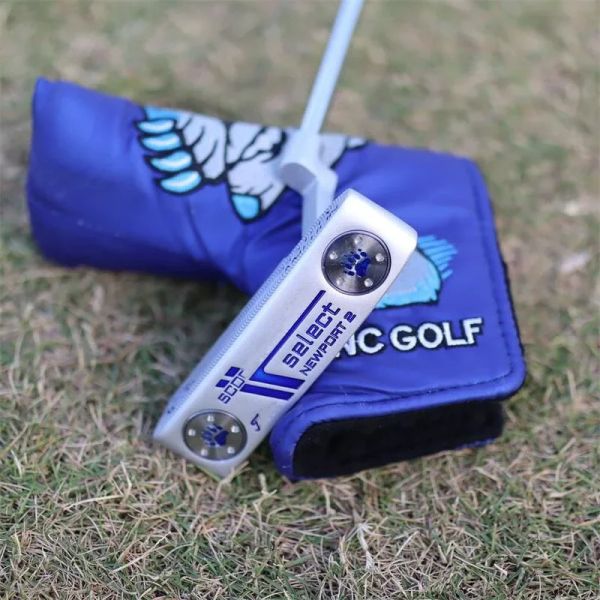 Clubs de Golf Putter Blue Bear édition limitée Putter pratique Putter 32/33/34/35 pouces avec couverture avec Logo