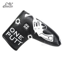 Clubs Golf Putter Head Cover Golf Blade Putter Hoofd Cover Golf Putter Cover Pu Leather Mallet Club Protector Gift voor golfers