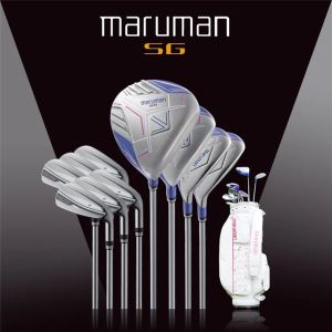 Clubs Maruman SG Golf Women's Clubs Full Set Graphite Shaft 11pcs 4 Wood 6 Irons 1 Putter and Bag