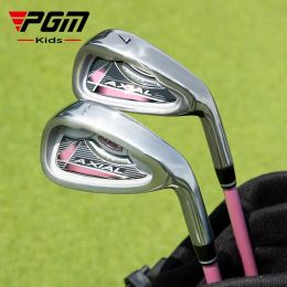 Clubs PGM Boys Girls 7 Irons Golf Clubs Beginners Praktijk van de klas Upgraded Surface and High Elasticity Oefening Club Jrtig003