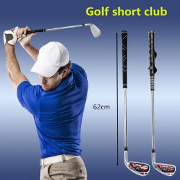 Clubs ttygj golf court club n ° 7 Iron Indoor Swing Practice Club 62cm de la forme du corps du club d'acier