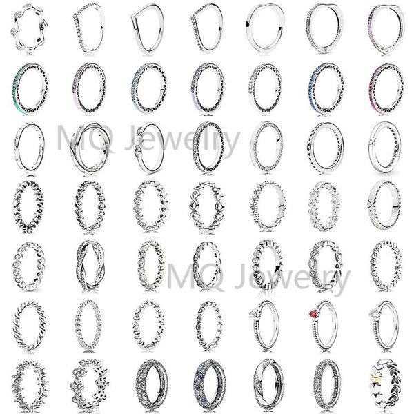 Cluster Rings 06 Bague de bijoux pour dames en argent sterling moderne et 925 peut être donnée aux filles avec vente en gros gratuite