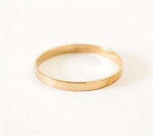 Cluster ringen 14k goud gevulde platte bandring minimalisme sieradenknuckle anillos mujer bohemian bague femme anelli aneis ringen 220921374860