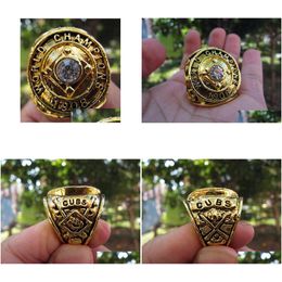 Cluster Ringen 1908 Cubs Wereldkampioenschap Honkbal Kampioenschap Ring Souvenir Mannen Fan Gift Groothandel Drop Delivery Sieraden Dhp4P