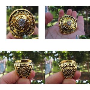 Anneaux de cluster 1908 Cubs Championnat du monde de baseball Bague Souvenir Hommes Fan Cadeau En Gros Drop Drop Livraison Bijoux Bague Dh8Vy