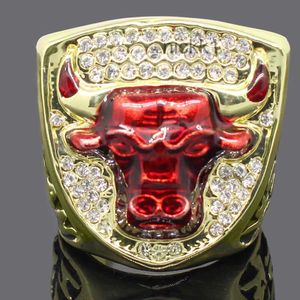 Cluster ringen 1993 basketbal Bulls team kampioenschap ring Grand Champion met souvenir mannen fan cadeau sieraden leveren accessoire 8JHM