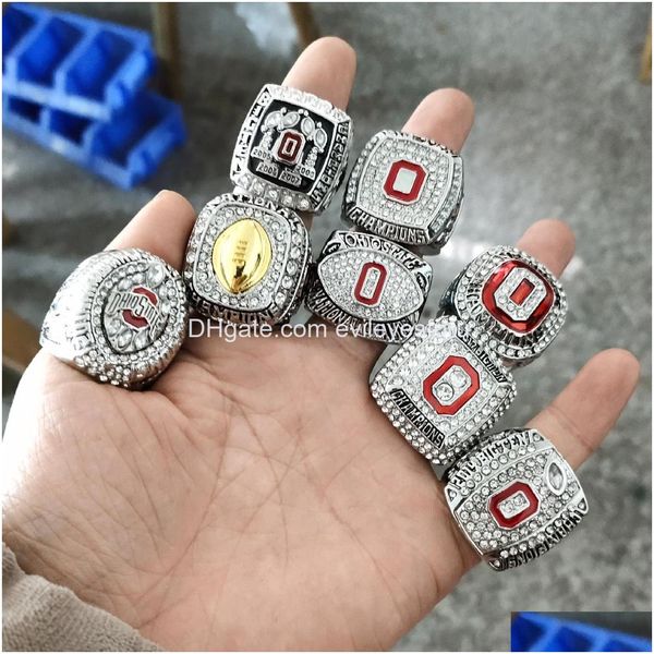 Cluster Rings 2002 2008 2009 2014 Ohio State Buckeyes Championship Fashion Bag Parts Drop Delivery Jewelry Dhr2O