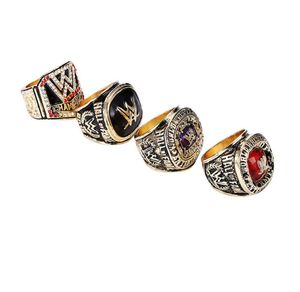 Clusterringen 2004 2008 Worstelen Entertainment Hall Of Fame Team Champions Championship Ring Set met houten kist Fan Mannen Jongen Cadeau