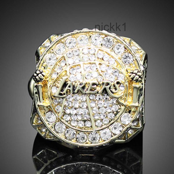 Anillos de racimo 2010 Baloncesto Lakers Equipo Campeonato Anillo Gran Campeón con recuerdo Hombres Fan Regalo Joyería Delive A7WM