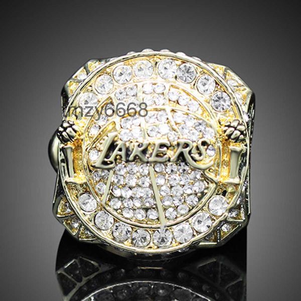 Anneaux de cluster 2010 Basketball Lakers Team Championship Ring Grand Champion avec Souvenir Hommes Fan Cadeau Bijoux Delive LDXI