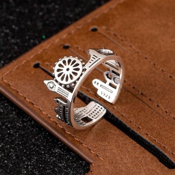 Anillos de racimo 2021 creativo urbano estilo retro anillo Londres ciudad dedo edificio británico para mujeres cóctel regalo de vacaciones fashion168z