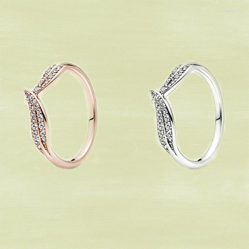 Cluster Ringen 2023 Herfst S925 Zilveren Fonkelende Bladeren Ring Modieus En Prachtige Originele Diy Sieraden Voor Vrouw Romantisch Cadeau