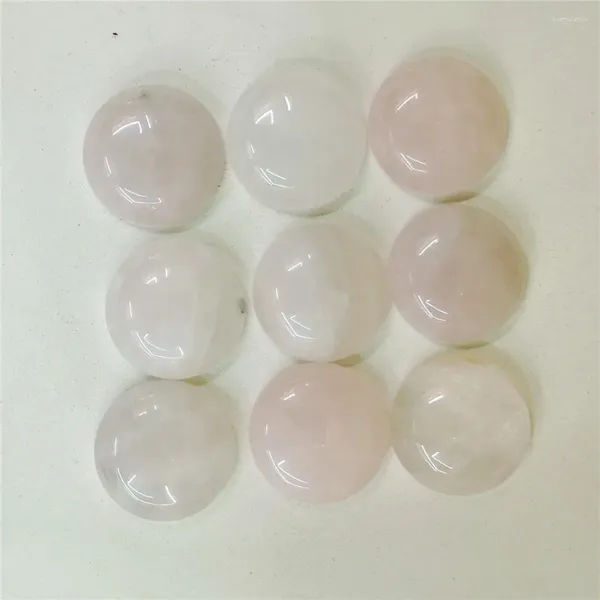 Bagues de cluster 2023 Mode Vente de bonne qualité Rose Pierre naturelle ronde Cabochon Perles 20mm 22pcs / lot en gros