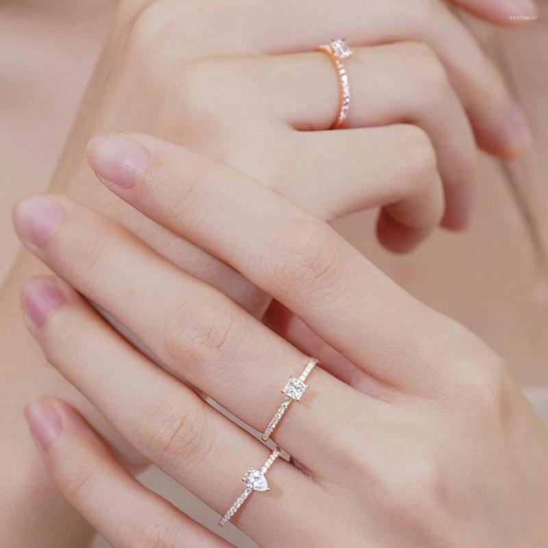 Cluster Rings 2023 S925 Silver Candy Ring Donna Drop Pera Proposta di matrimonio Diamond Ins