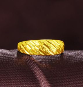 Bagues de cluster 24K or jaune brillant bijoux bague pour femmes hommes amant gypsophile dragon couple mariage anniversaire cadeaux fins2837557