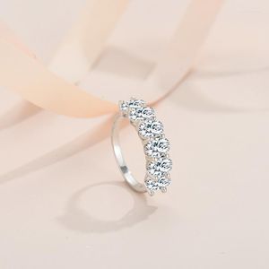Bagues de grappe 3CT S925 en argent Sterling ovale diamant Moissanite bague de mariage pour les femmes 0.5 6 bijoux fins certificat GRA goutte