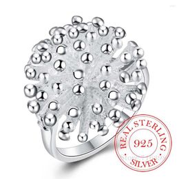 Cluster Ringen 925 Solid Sterling Zilveren Sieraden Vintage Vuurwerk Voor Vrouwen Mannen Maat 6 7 8 9 10 Mode Anel de Prata Bijoux