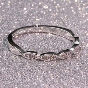 Clusterringen 925 Sterling Silver Jowery Diamond Ring For Women Fine Wedding Bands Betrokkenheid Anillos Mujer 1 Jewellry Anel Box