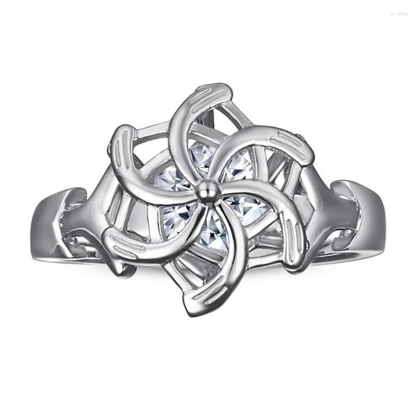 Cluster Anneaux 925 Sterling Silver Nenya Anneau D'eau Galadriel Haute Qualité Fan Cadeau De Mode Femmes Bijoux