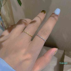 Cluster Ringen 925 Sterling Zilver Open Ring Shiny Zirkoon Verstelbare Stapeling Wijsvinger Vinger Tail Ring Vrouwelijke Mode Persoonlijkheid Party Sieraden