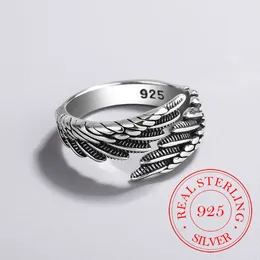 Cluster Ringen 925 Sterling Zilver Retro Veer Voor Vrouwen Luxe Designer Sieraden Cadeau Vrouwelijke Trends 2024 Aanbiedingen Met