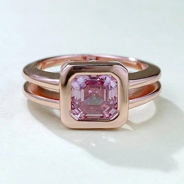 Anillos de racimo 9k 14k conjunto de oro natural rosa verde turmalina piedra preciosa anillo de banda de dedo joyería fina de lujo topacio granate zafiro plata