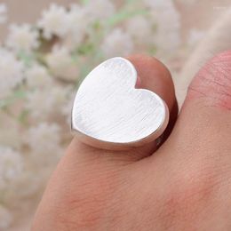 Cluster Ringen Collectie Romantisch Grote Liefde Hart Geplatineerd Dames Open Voor Vriendin Valentijnsdag Geschenken Nooit Vervagen