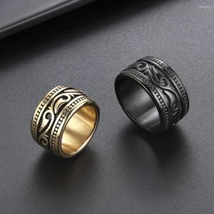 Clusterringen Collectie Vintage Piraat Vishaakpatroon Ring Roestvrij staal Heren Viking Retro Partij Sieraden Voor Man Man