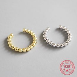 Cluster Ringen Bitwbi 100% S925 Sterling Zilver Open Vinger Ins Simple Geometrische Bead Kralen Voor Dames Verstelbare Mode-sieraden Gift