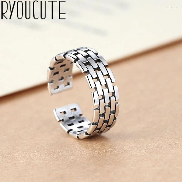 Cluster Ringe Bohemian Punk Echt Silber Farbe Antike Hohl Für Frauen Statement Schmuck Big Finger Verlobungsring Party Geschenk