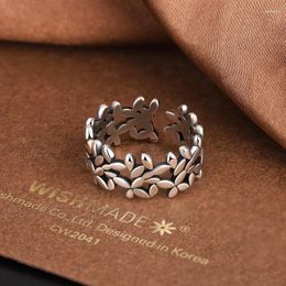 Bagues de cluster Bohemian Vintage Leaf pour femmes Charm Ring Party Mariage Fashion Bijoux Cadeaux