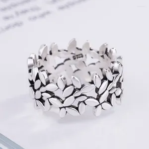 Cluster anneaux Boho Vintage Leaf for Women Wedding Band Men Finger 2024 Femme Bohemian Jewelry Gift