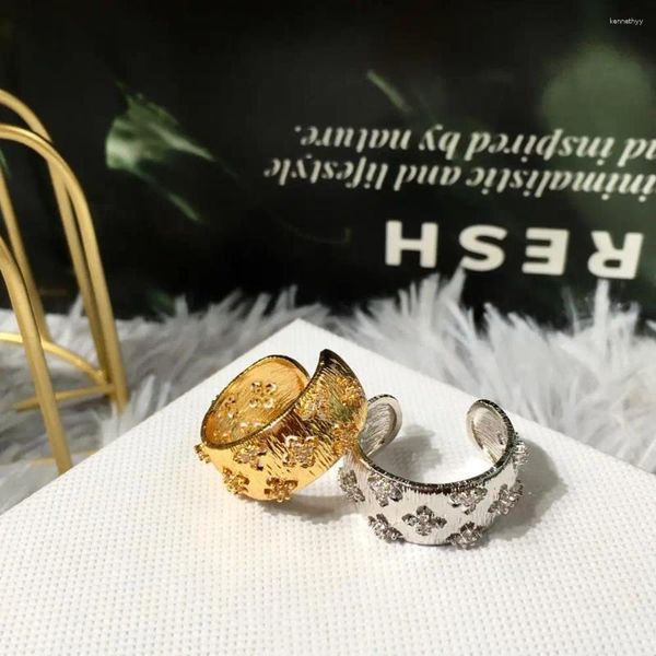Cluster anneaux marque pure 925 bijoux en argent sterling pour femmes hommes vintage mariage lozenge engagement géométrique