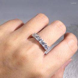 Cluster anneaux Caoshi Fashion Wedding Bright Princess Zirconia Finger Ring Femme Party Party Accessoires de fiançailles à la mode