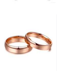 Cluster ringen klassieke glanzende 18K echte solide echt gouden bruiloft au750 voorstel bands voor vrouwelijke mannenliefhebbers paar eenvoudige kantoorjuwelen