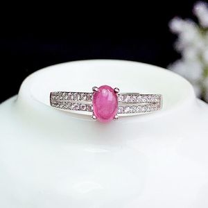 Bagues en grappe CoLife bijoux couleur bonbon bague en Tourmaline pour un usage quotidien 4 6mm argent rose naturel 925 pierres précieuses