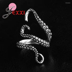 Cluster anneaux cool octopus conception de conception anneau femmes filles bijoux de mode pour hommes accessoires de fête spéciaux