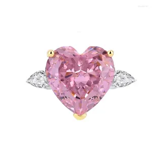 Cluster ringen verlangen naar Great Love Imitation Diamond Ring 925 Silver Fashion Jewelry