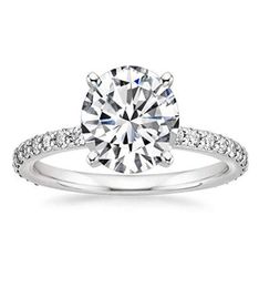 Cluster Anneaux EAMTI 925 STERLING Silver pour les femmes 125 CT Round Solitaire Cubic Zirconia Anneau de fiançailles Taille 4123754080